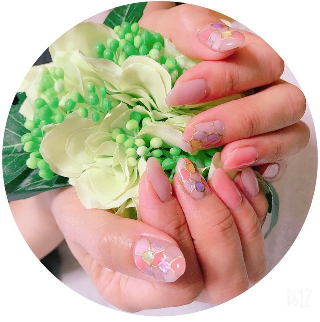 riii-.-noo on LIPS 「💅✨暖かくなると明るい色にしたくなる♫(♥Ü♥)↑↑#ネイル#..」(1枚目)