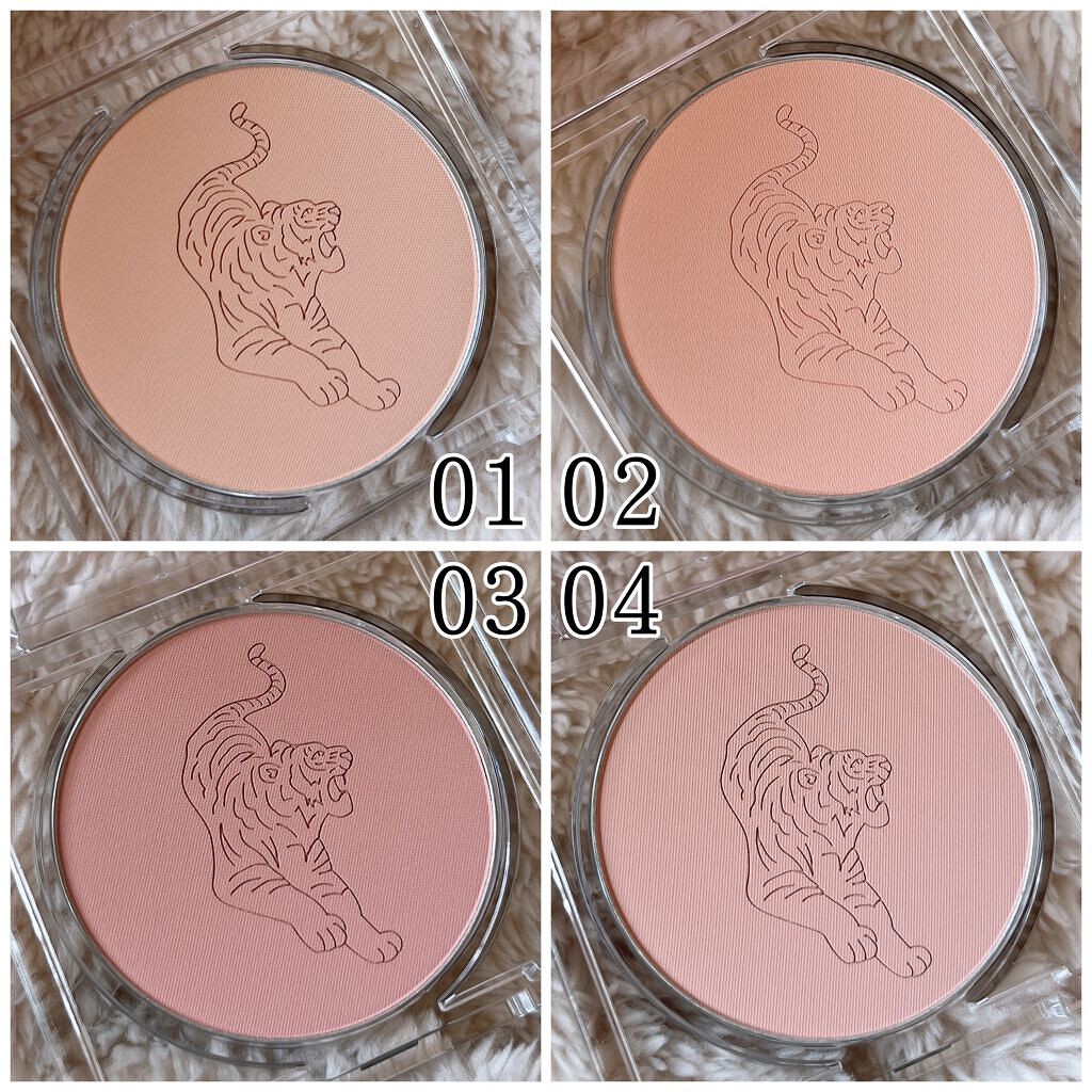 アンコモンタイガーペピイチーク/HOLIKA HOLIKA/パウダーチークを使ったクチコミ(3枚目)