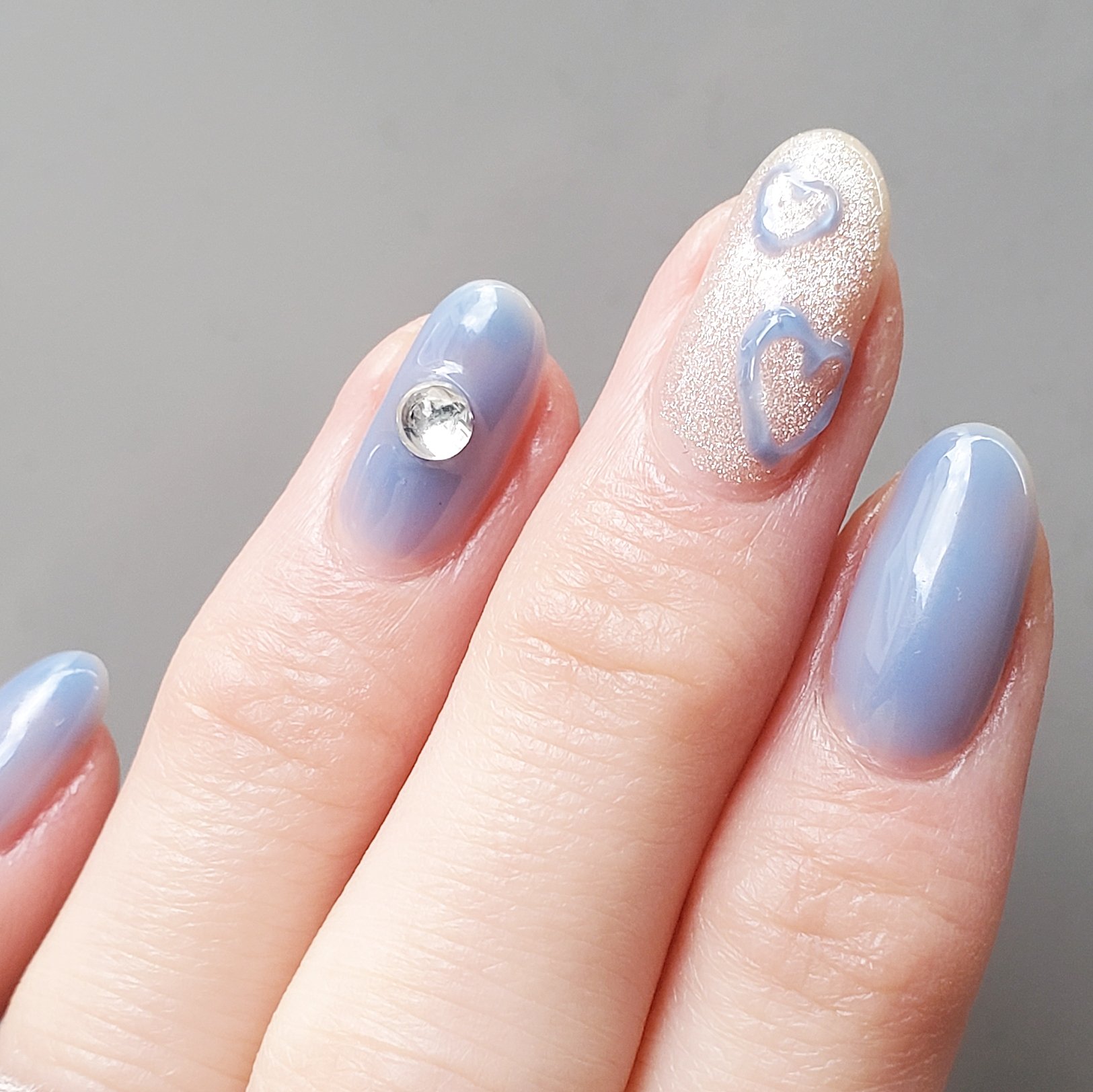 ウィークリージェル NE-73 Nordic Sky/HOMEI/ジェルネイルを使ったクチコミ（3枚目）