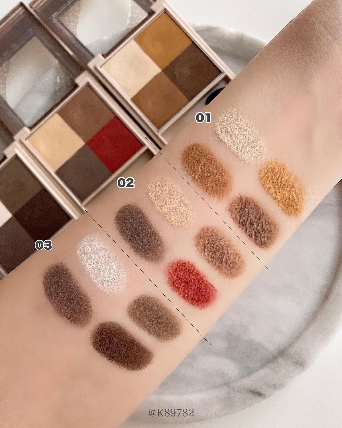 ニュアンス マット クリエイター/Visée/アイシャドウパレットを使ったクチコミ（2枚目）