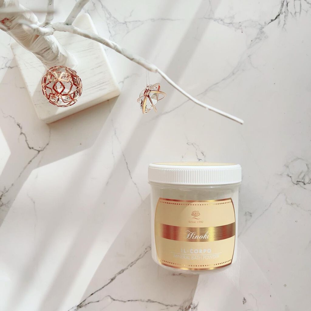 ミネラルバスパウダー ヒノキ/イルコルポ/無機塩系入浴剤を使ったクチコミ（2枚目）