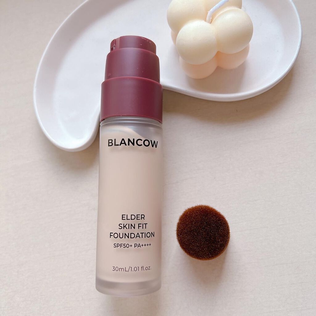 エルダースキンフィットファンデーション/BLANCOW/リキッドファンデーションを使ったクチコミ(6枚目)
