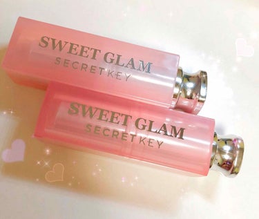 SWEET GLAM TINT GLOW/SECRET KEY/口紅を使ったクチコミ（1枚目）