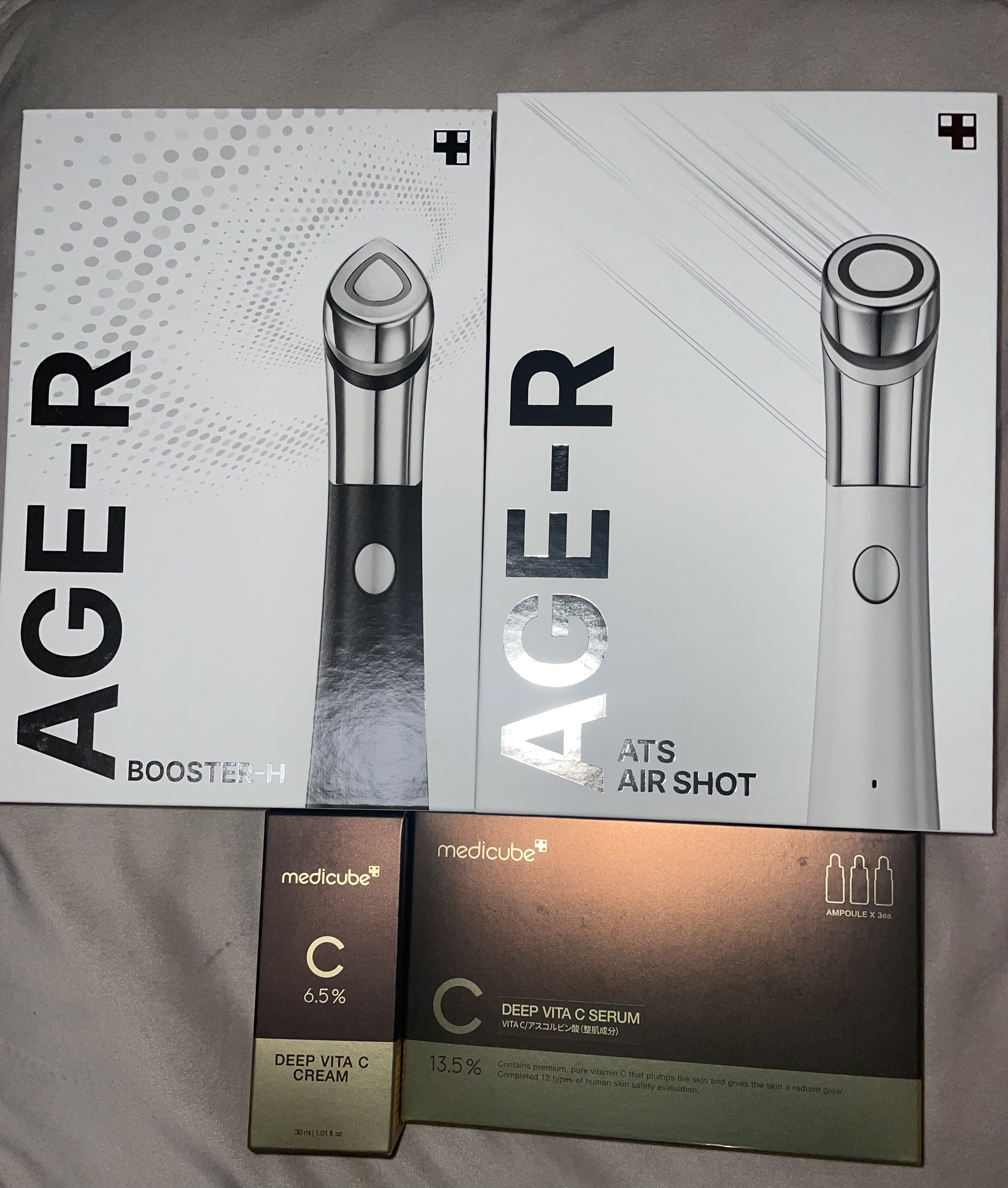 AGE-Rスキンブースターショット/MEDICUBE/美顔器・マッサージを使ったクチコミ（1枚目）