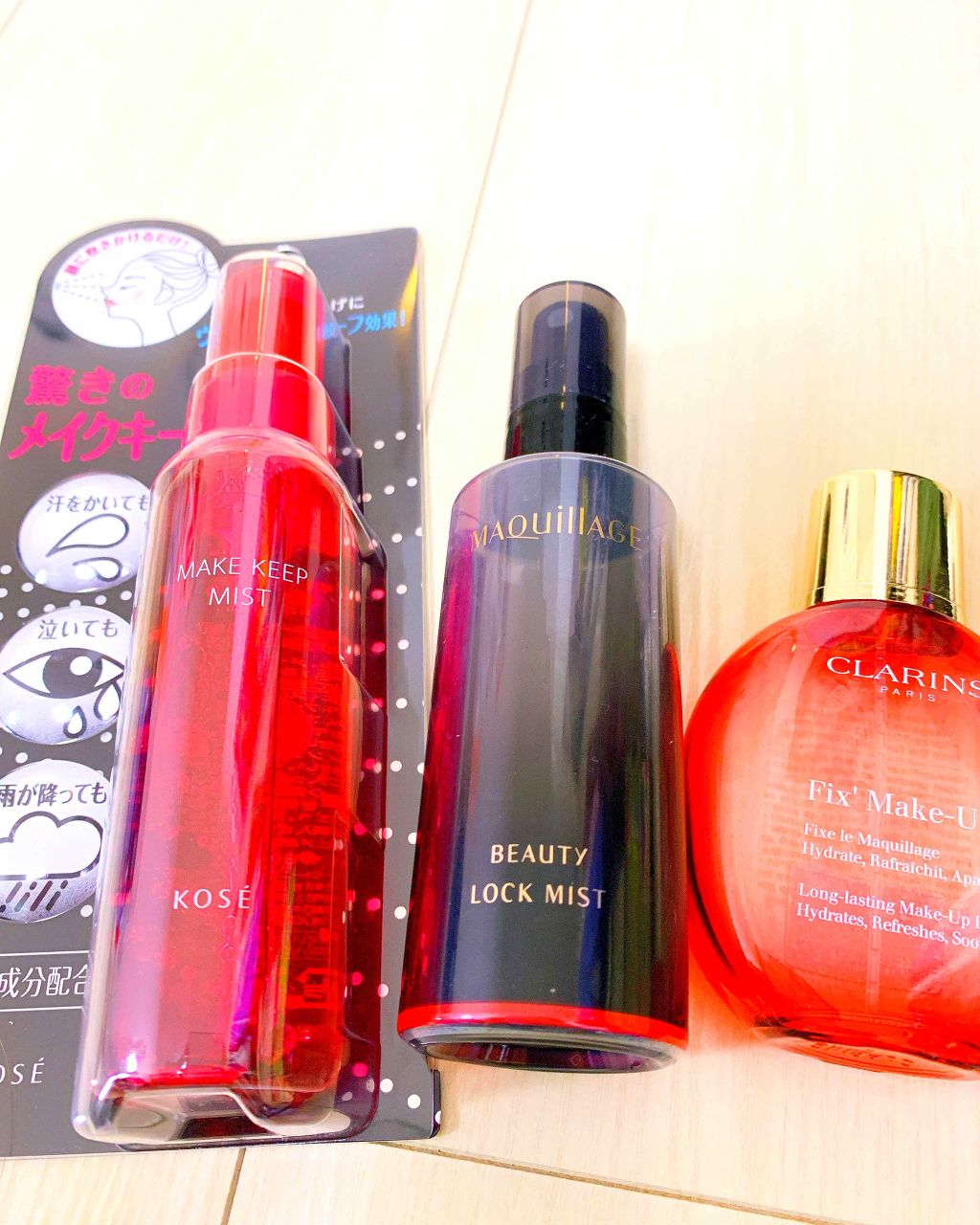 フィックス メイクアップ/CLARINS/ミスト状化粧水を使ったクチコミ（1枚目）