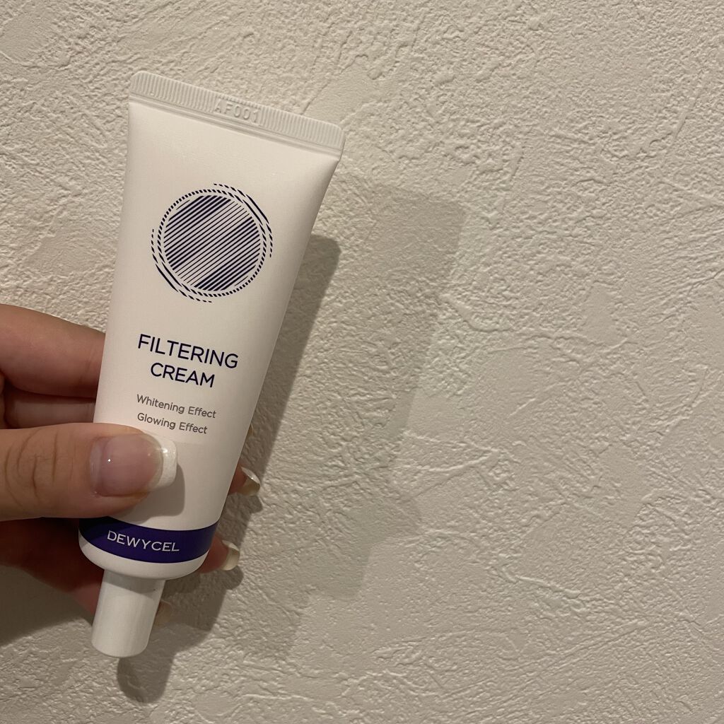 フィルタリングクリーム/DEWYCEL/日焼け止めクリームを使ったクチコミ（1枚目）