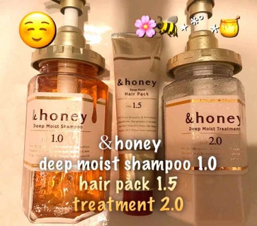 ディープモイスト ヘアパック1.5/&honey/洗い流すヘアトリートメントを使ったクチコミ（1枚目）