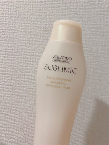 アクアインテンシブ シャンプー/トリートメント/サブリミック/サロンシャンプーを使ったクチコミ(1枚目)