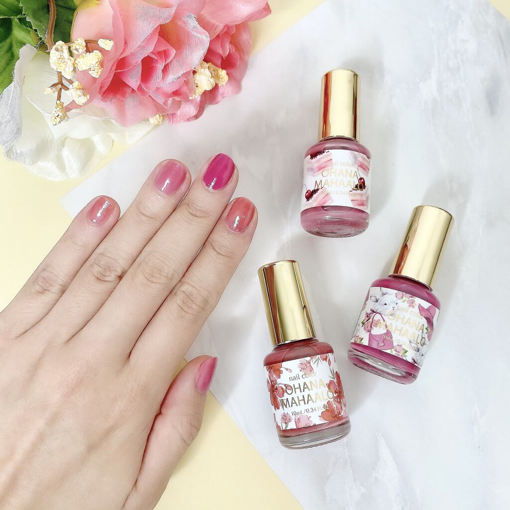 オハナ・マハロ ネイルカラー  〈OH-001〉/OHANA MAHAALO/マニキュアを使ったクチコミ（3枚目）