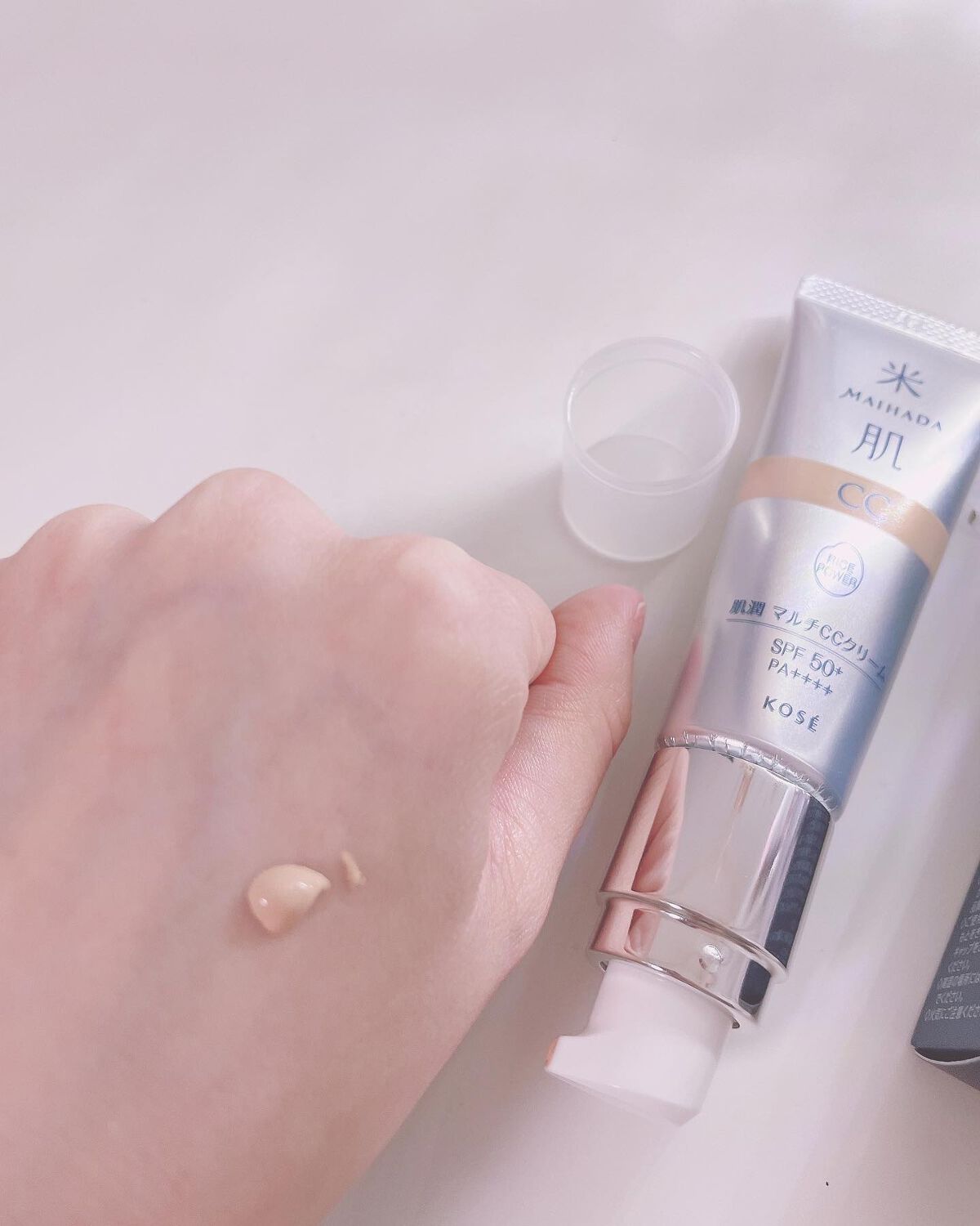 肌潤 マルチCCクリーム/米肌/CCクリームを使ったクチコミ(2枚目)