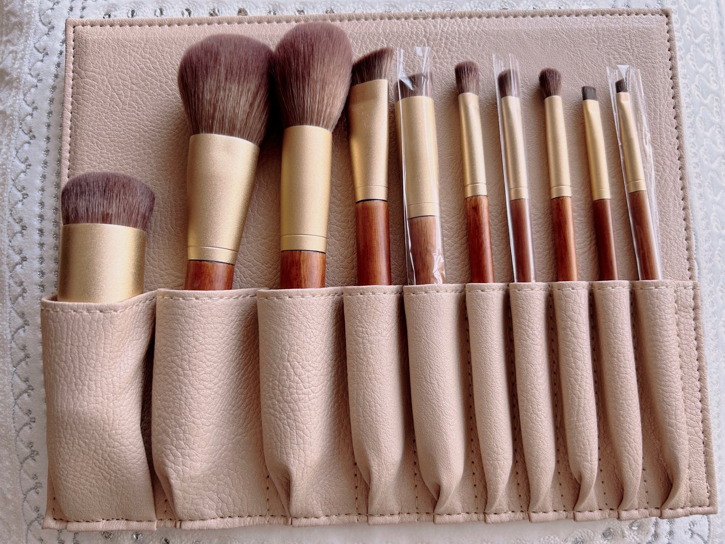 SIXPLUS X MARILYN 10本メイクアップブラシセット/SIXPLUS/メイクブラシを使ったクチコミ(1枚目)