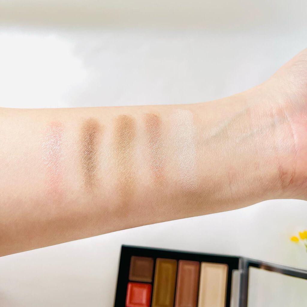 ショコラスウィート アイズ ソフトマット 008 グリーンアップルショコラ（限定）/リンメル ロンドン/アイシャドウパレットを使ったクチコミ（3枚目）