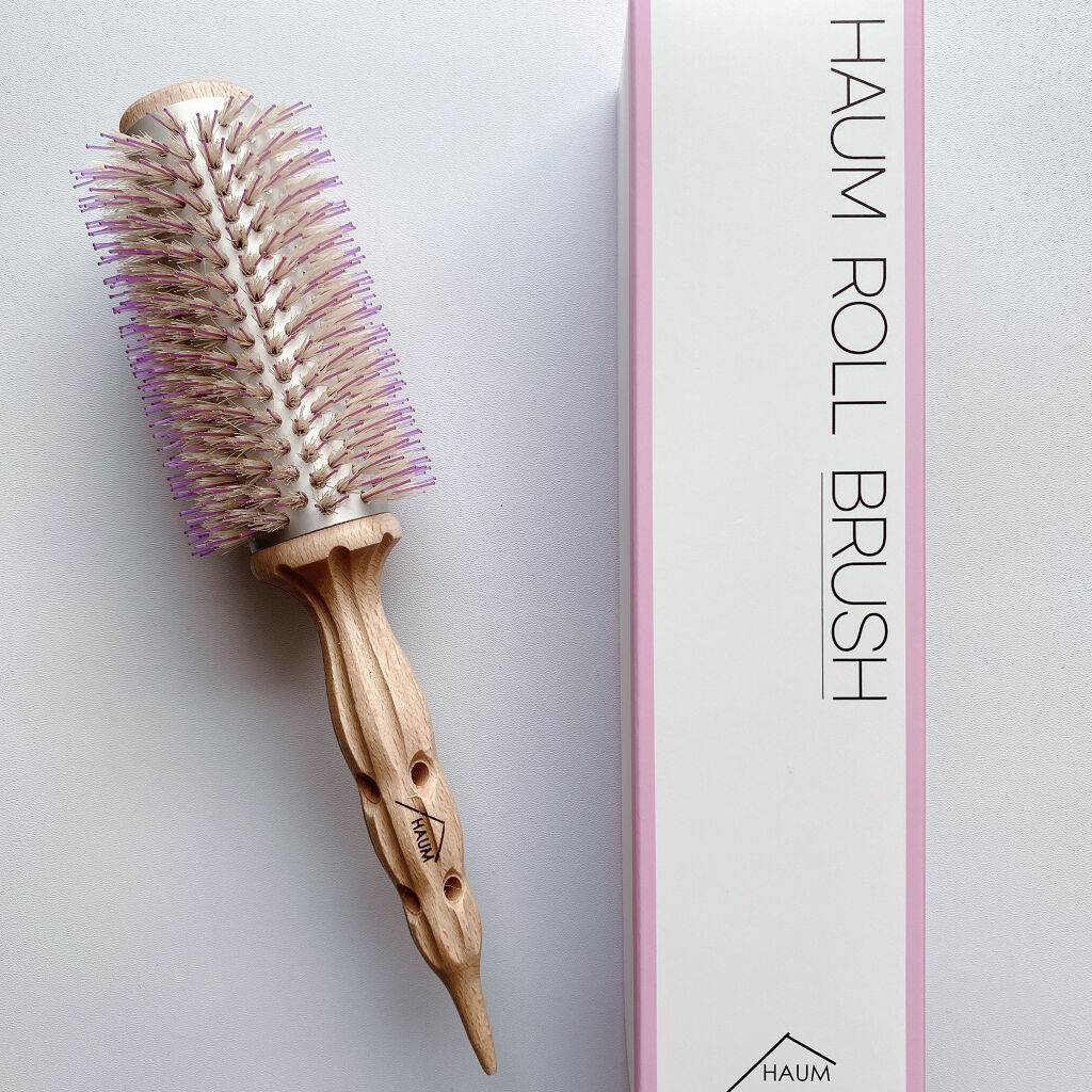 ロールブラシ/HAUM/ヘアブラシを使ったクチコミ（1枚目）