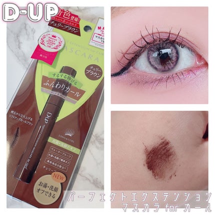 パーフェクトエクステンション マスカラ for カール/D-UP/マスカラを使ったクチコミ(1枚目)