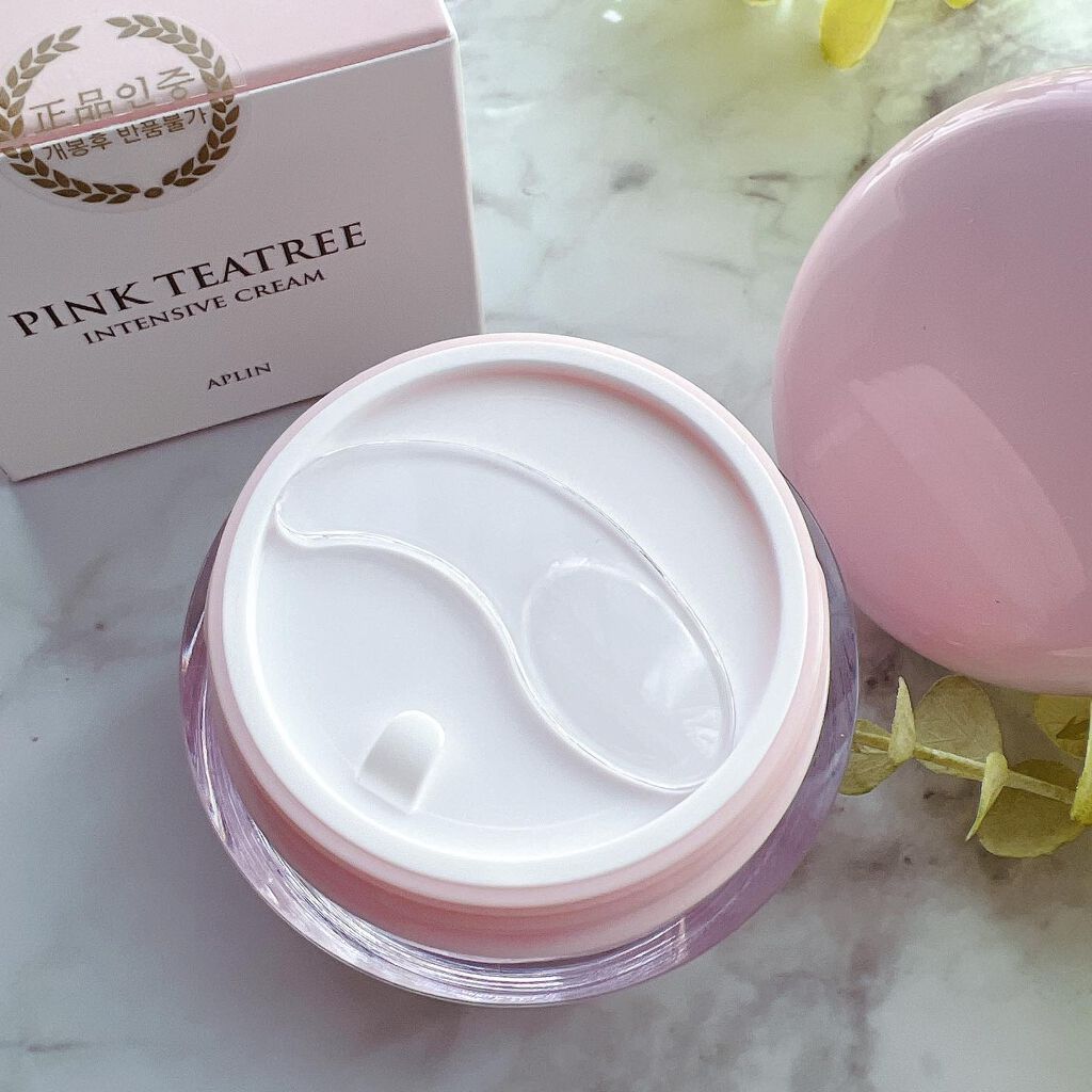 ピンクティーツリークリーム/APLIN/フェイスクリームを使ったクチコミ(5枚目)
