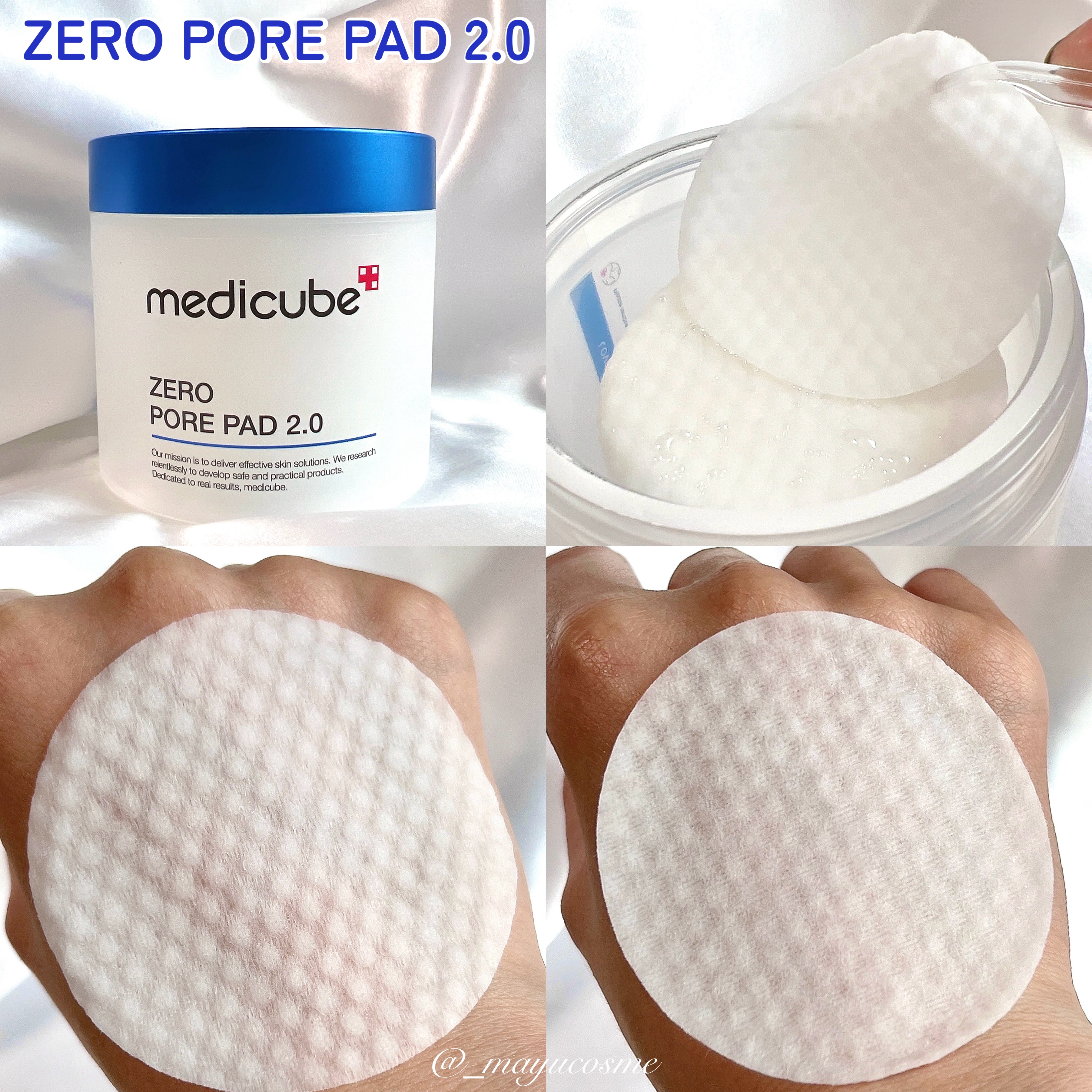 ゼロ毛穴パッド 2.0/MEDICUBE/トナーパッドを使ったクチコミ（3枚目）