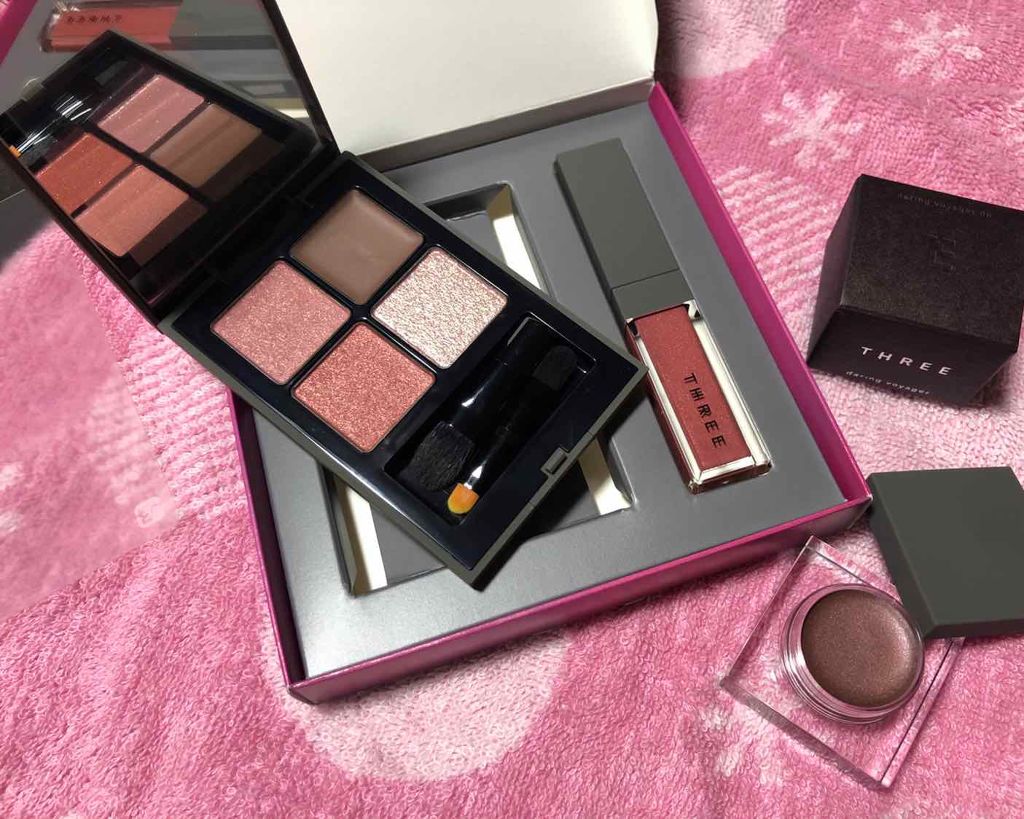 デアリングヴォヤージャー/THREE/ジェル・クリームアイシャドウを使ったクチコミ(1枚目)