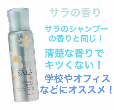 髪コロンB(サラ スウィートローズの香り)/SALA/ヘアスプレー・ヘアミストを使ったクチコミ（2枚目）