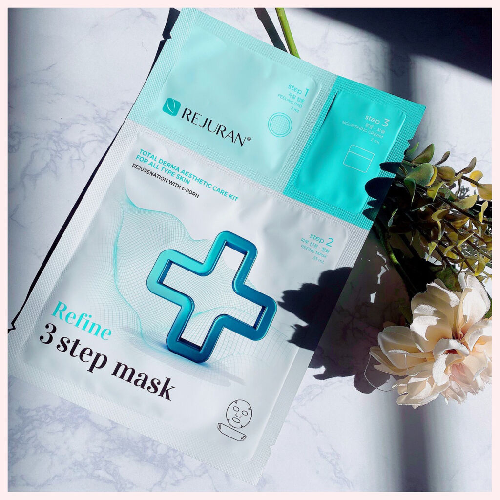 リジュラン　rejuran 韓国　パック リファイン 3ステップフェイスマスク｜REJURAN COSMETICSの