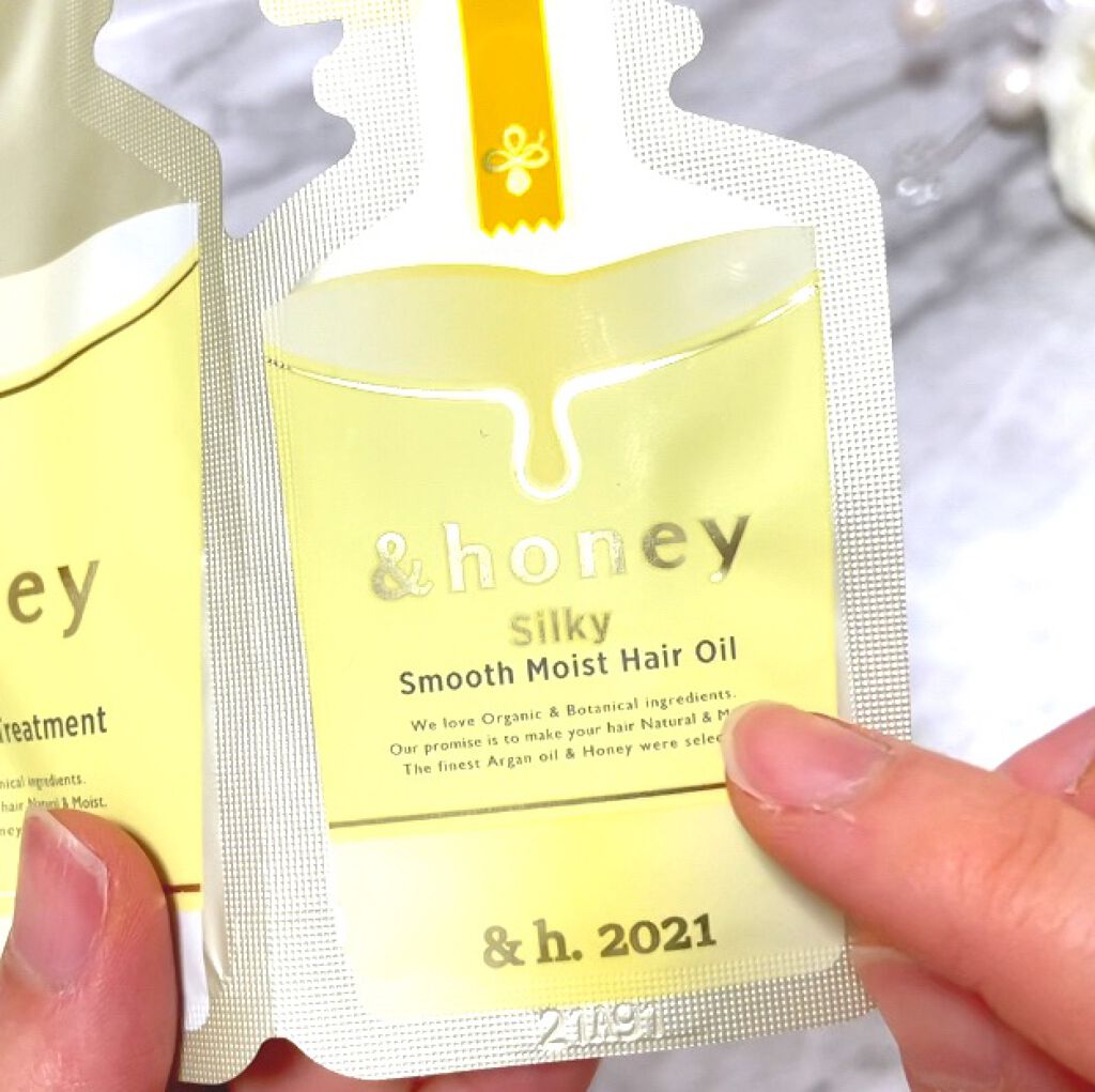 シルキー スムースモイスチャー シャンプー 1.0/ヘアトリートメント 2.0/&honey/市販シャンプーを使ったクチコミ(7枚目)