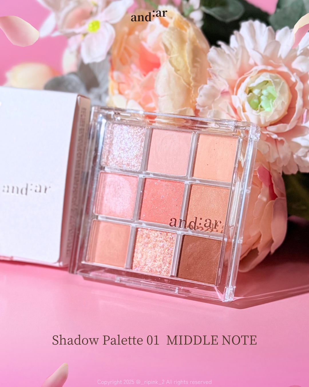 シャドウパレット/and:ar/アイシャドウパレットを使ったクチコミ（2枚目）