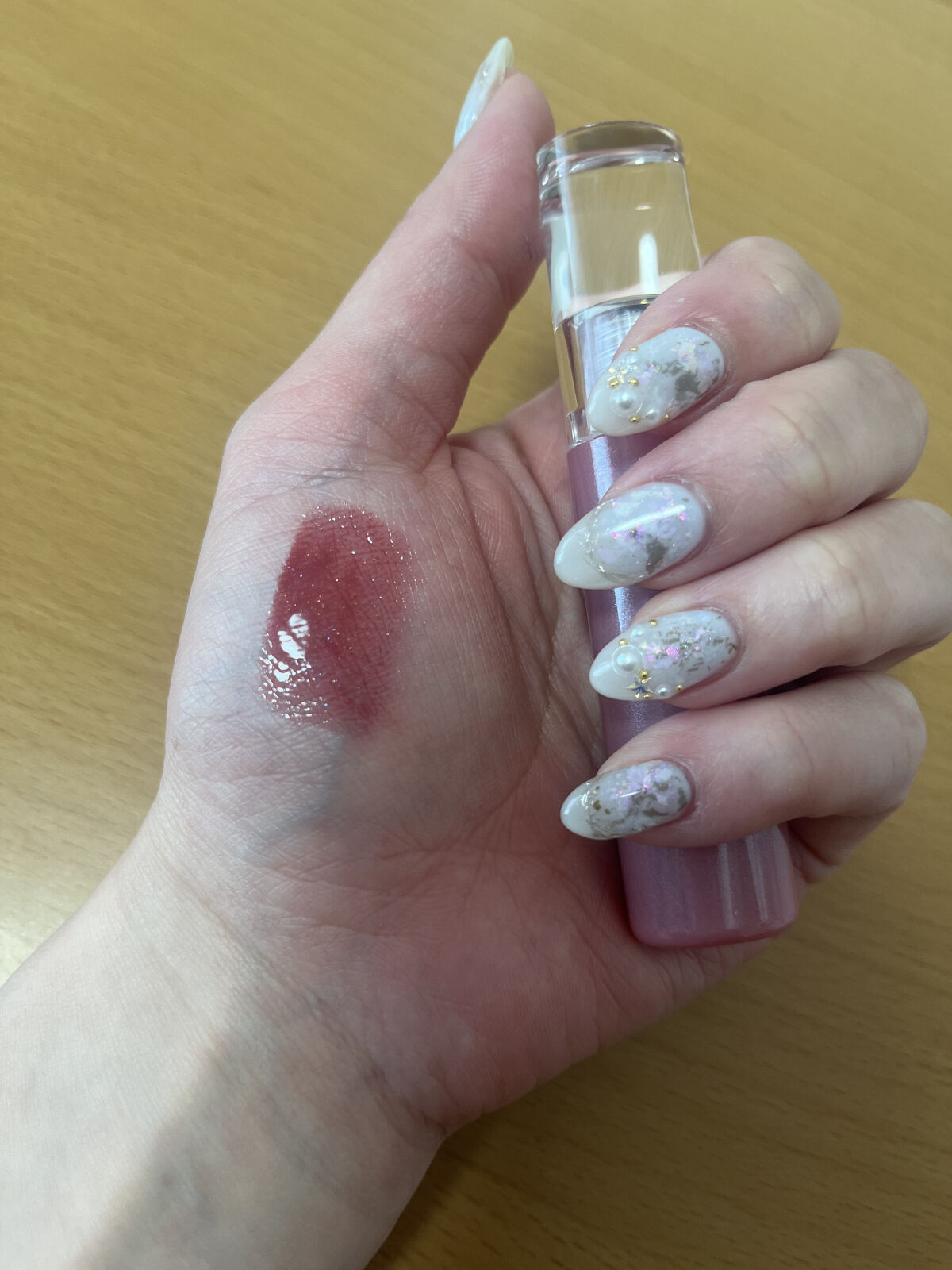 ノンスティッキーダズルティント N°3グローデイ【旧】/unleashia/リップティントを使ったクチコミ（3枚目）