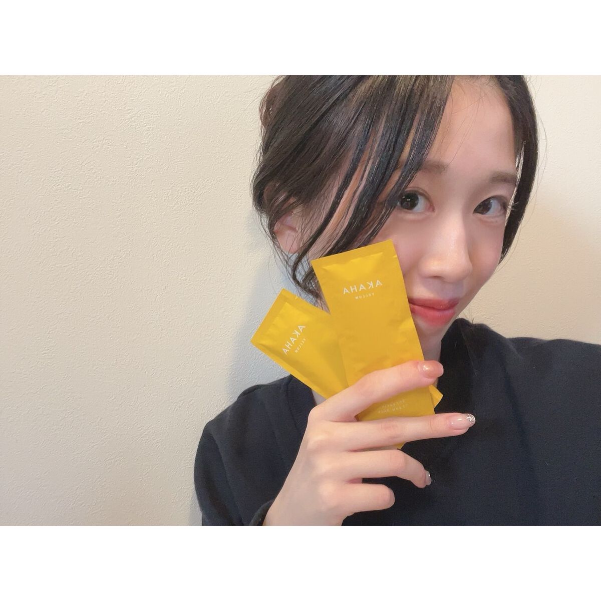 スパークリングセラムパック【YELLOW】/AKAHA/シートマスク・パックを使ったクチコミ（1枚目）