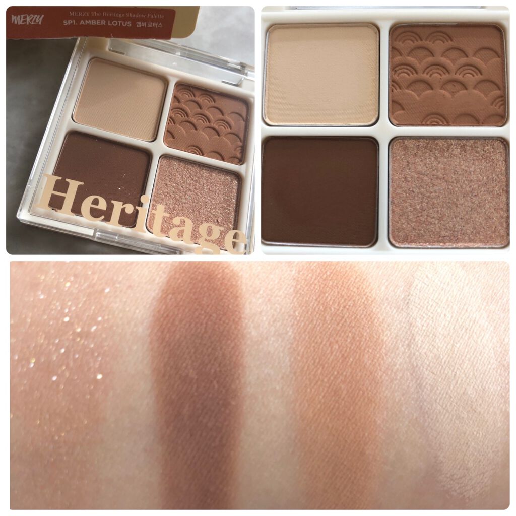 ザ ヘリテージ シャドウパレット/MERZY/アイシャドウパレットを使ったクチコミ(3枚目)