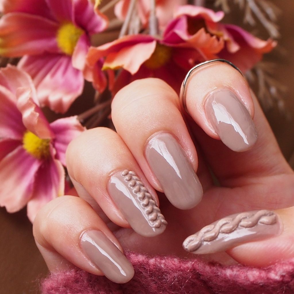 限定マニキュア ミニネイル パラドゥの口コミ シンプル秋ネイル簡単ニットネイル ダイソ By Yuyu 300yen Nail Lips