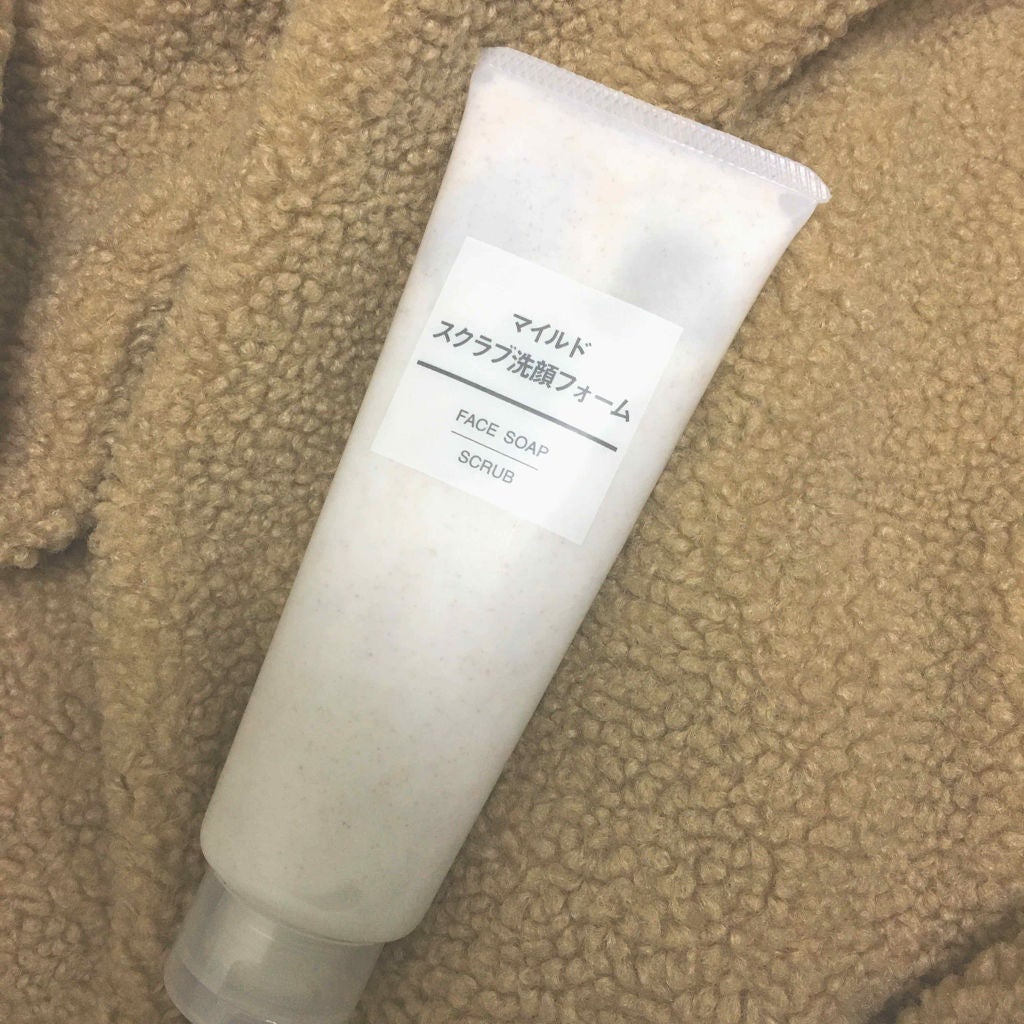 マイルドスクラブ洗顔フォーム/無印良品/スクラブ・ゴマージュを使ったクチコミ(1枚目)