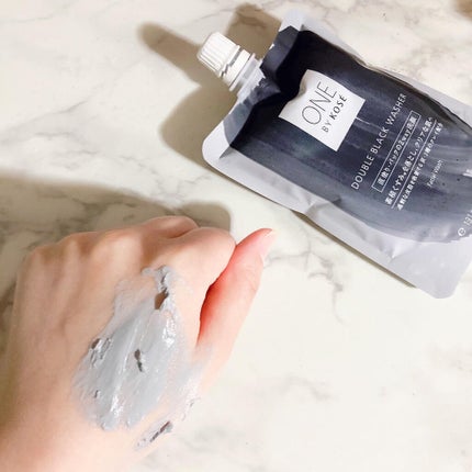 ダブル ブラック ウォッシャー/ONE BY KOSE/その他洗顔料を使ったクチコミ(2枚目)