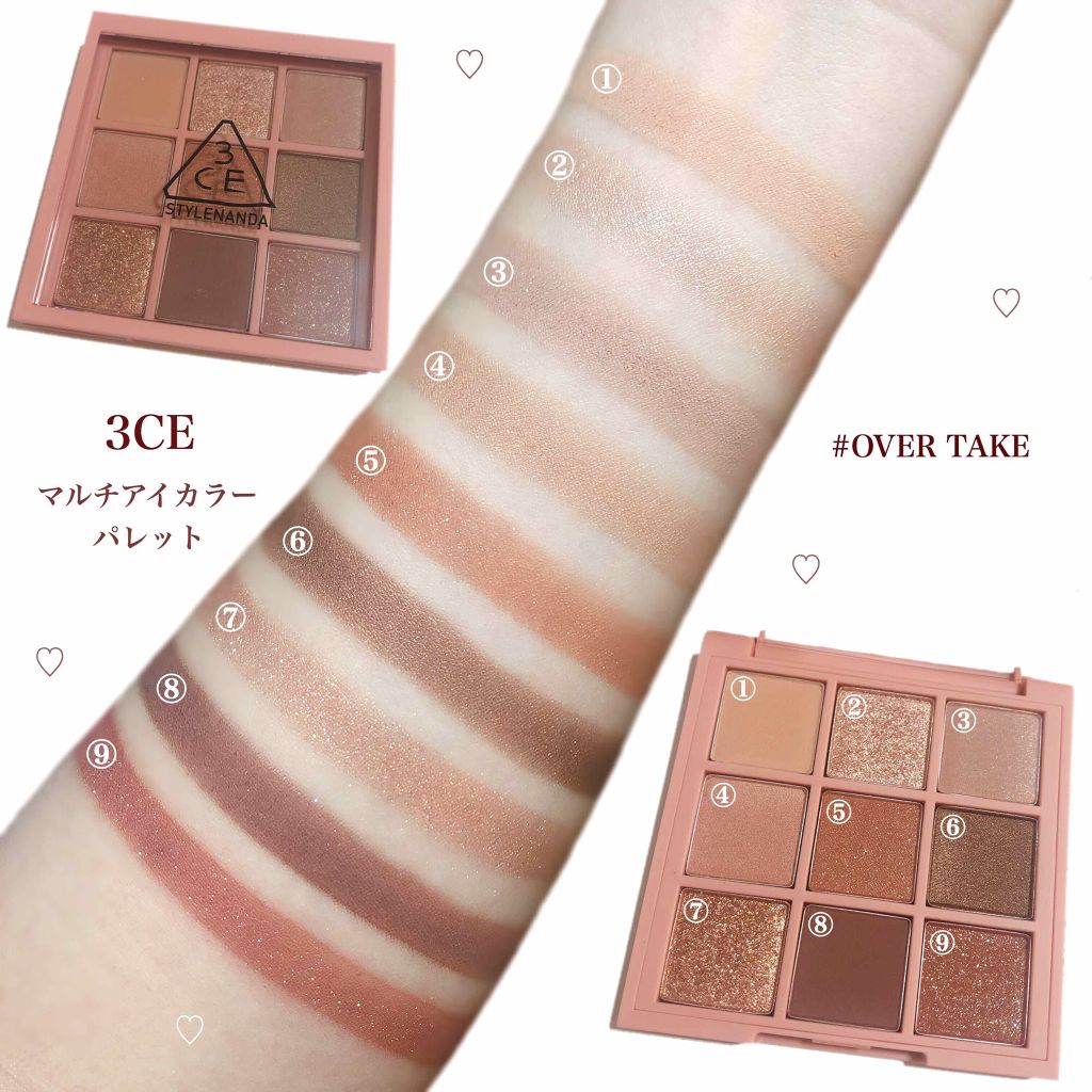 3CE マルチアイカラーパレット/3CE/アイシャドウパレットを使ったクチコミ(1枚目)