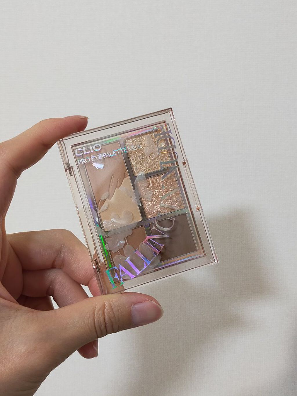 プロ アイパレット ミニ 04 FALLING IN NUDE/CLIO/アイシャドウパレットを使ったクチコミ（1枚目）