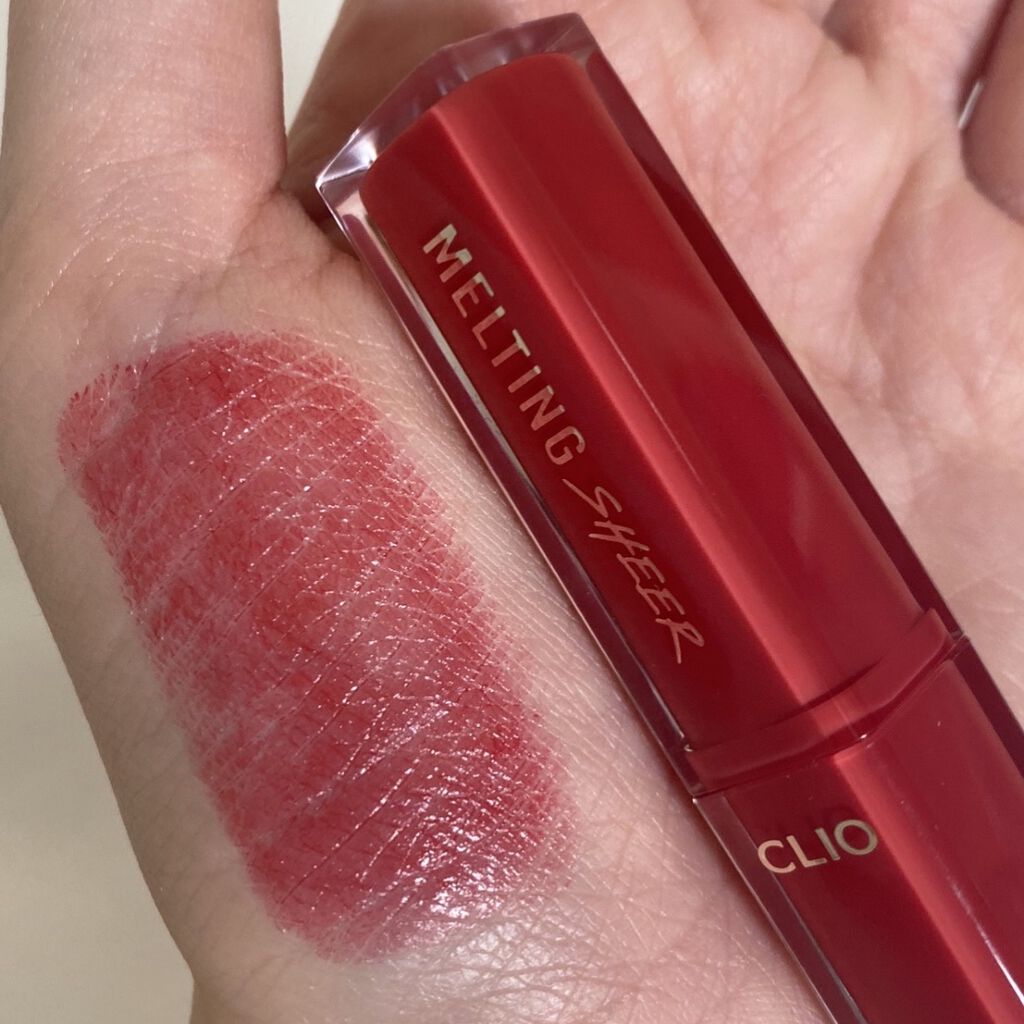 メルティング シアー リップ 08 WINE LUST/CLIO/口紅を使ったクチコミ（2枚目）