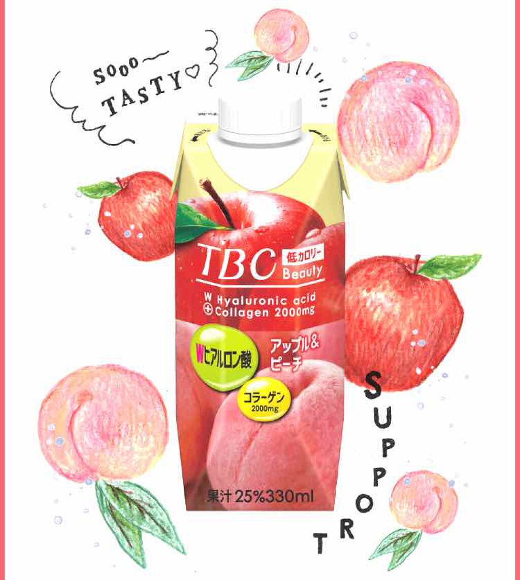 Wヒアルロン酸コラーゲン アップル＆ピーチ/TBC/美容ドリンクを使ったクチコミ（3枚目）