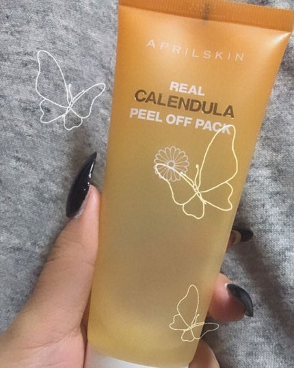 リアルカレンデュラピールオフパック/APRILSKIN/ピーリングを使ったクチコミ(2枚目)