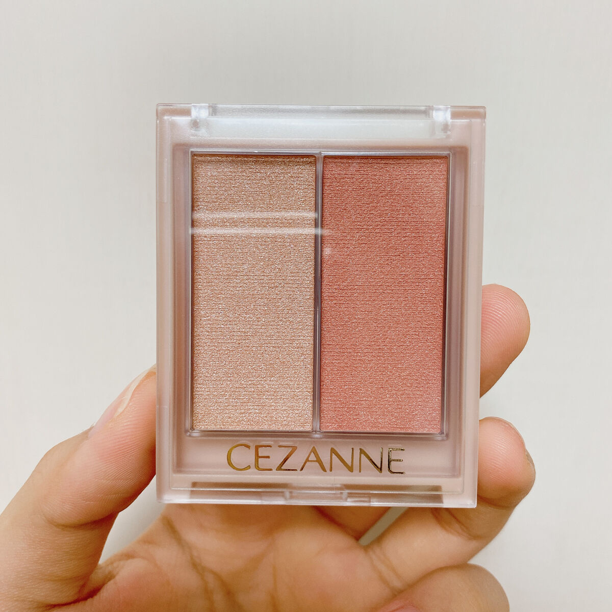 フェイスグロウカラー/CEZANNE/クリームハイライトを使ったクチコミ（2枚目）