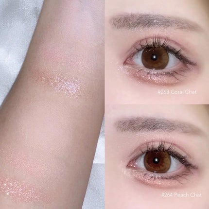 (ルシャブートコレクション)チーク&アイ マルチユーズ パレット 763 Coral Chat/Dinto/パウダーチークを使ったクチコミ(2枚目)