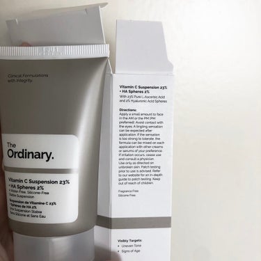 Vitamin C Suspension 23% + HA Spheres 2%/The Ordinary/美容液を使ったクチコミ（7枚目）