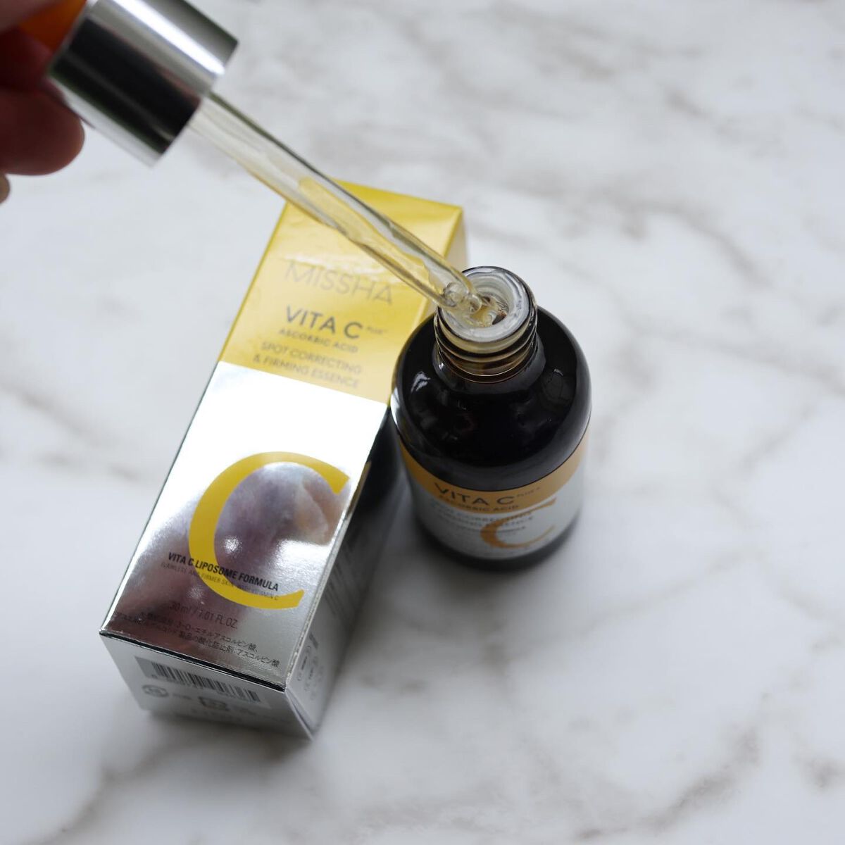 ミシャ ビタシープラス 美容液【日本処方】/MISSHA/美容液を使ったクチコミ（3枚目）