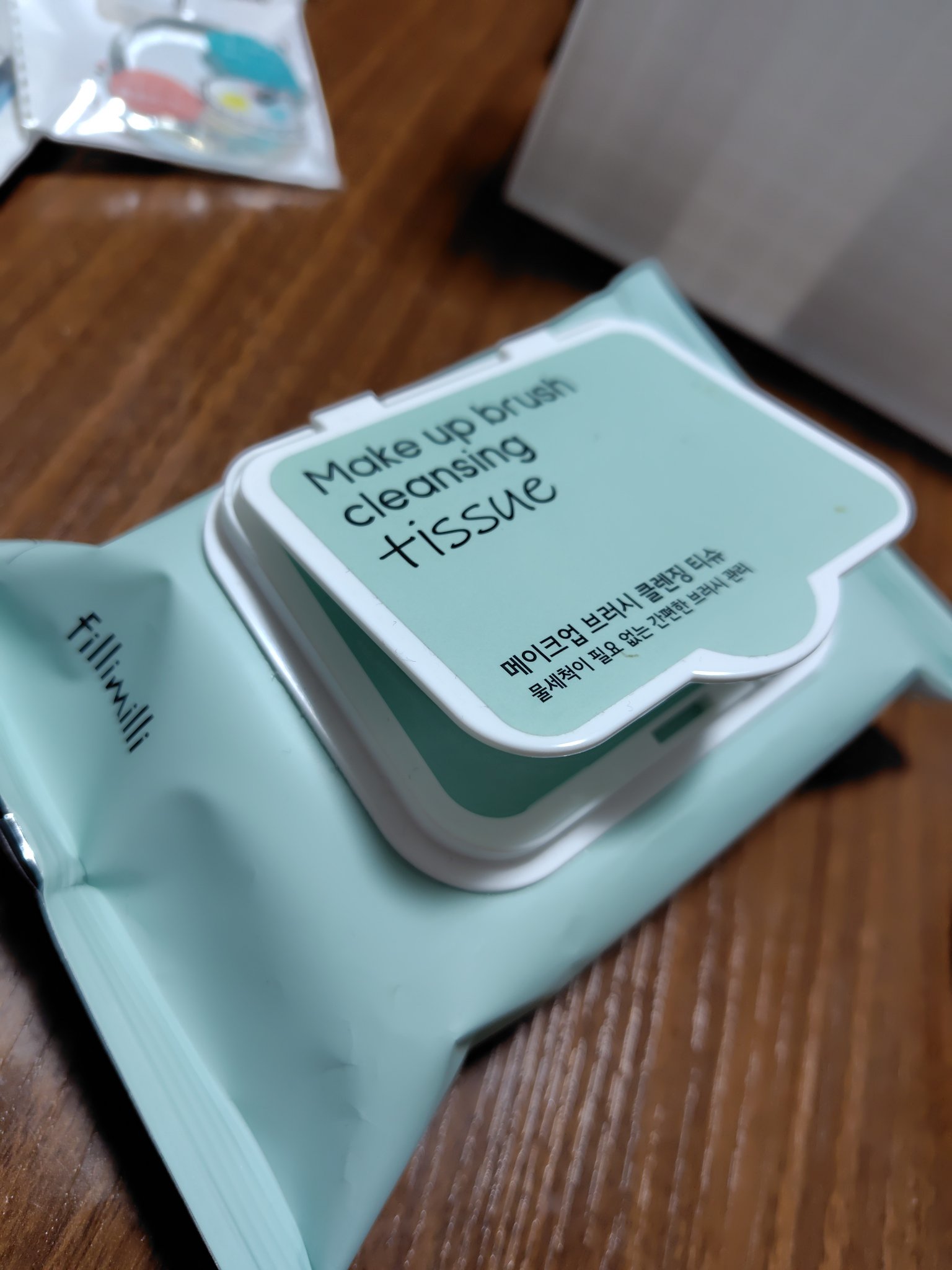 FilliMilli ブラシクレンジングティッシュ/fillimilli/その他化粧小物を使ったクチコミ（1枚目）