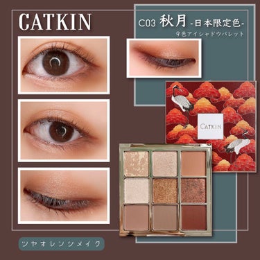 長相思シリーズ 9色アイシャドウパレット/CATKIN/アイシャドウパレットを使ったクチコミ（1枚目）