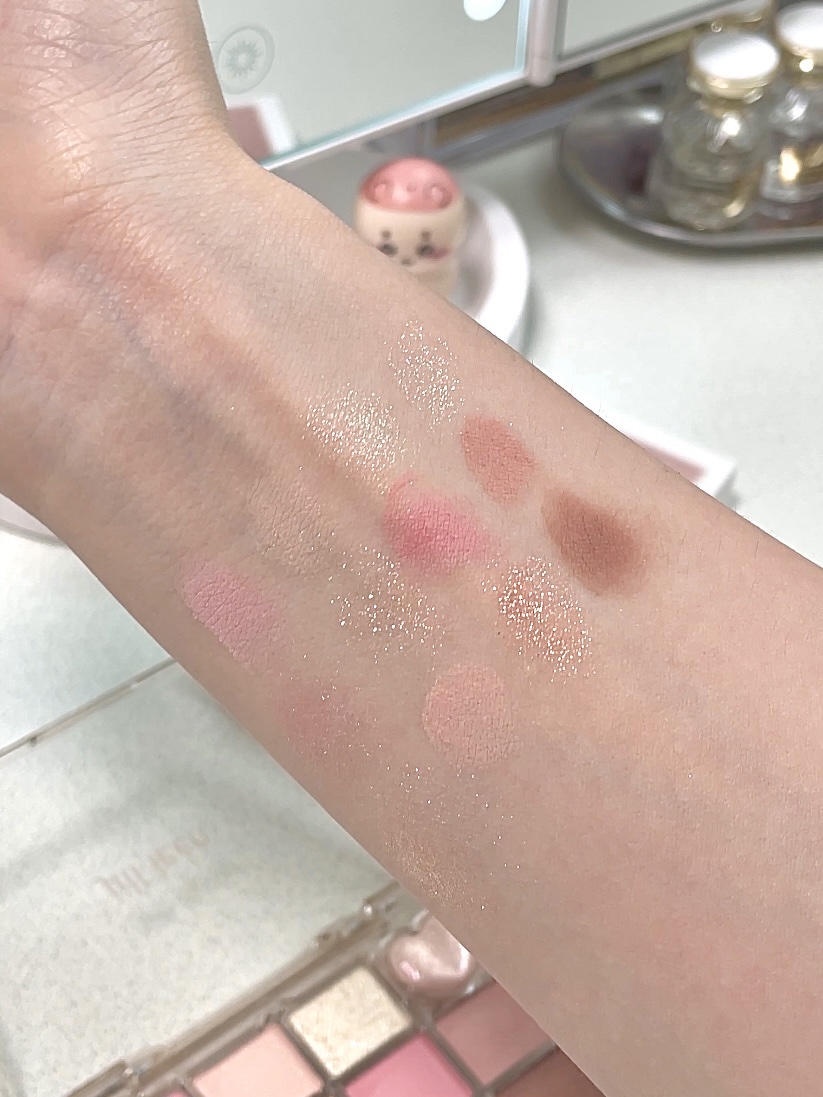 シャイニング12色ミニアイシャドウパレット HT05/jill leen./アイシャドウパレットを使ったクチコミ（3枚目）