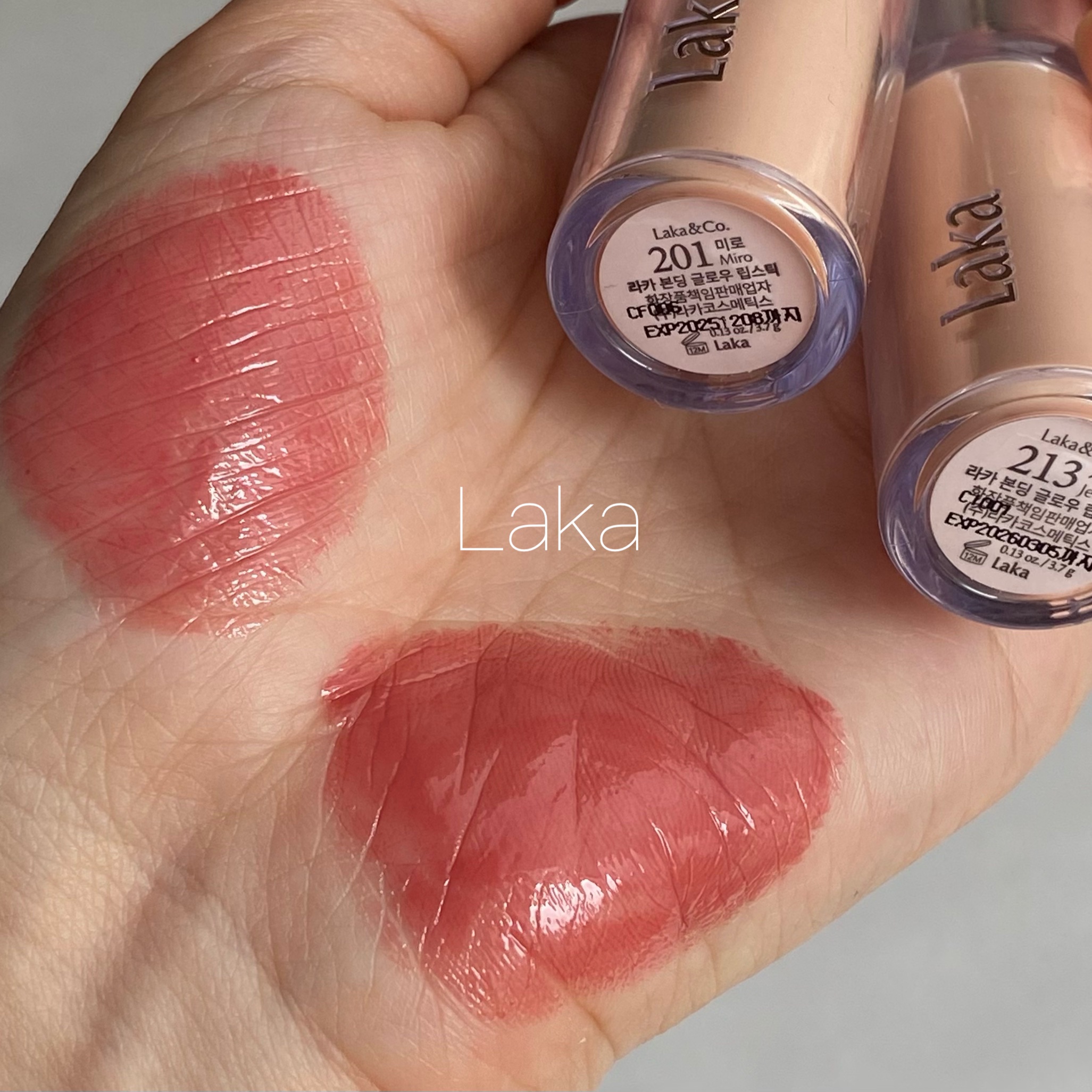 ボンディンググロウリップスティック/Laka/口紅を使ったクチコミ（1枚目）