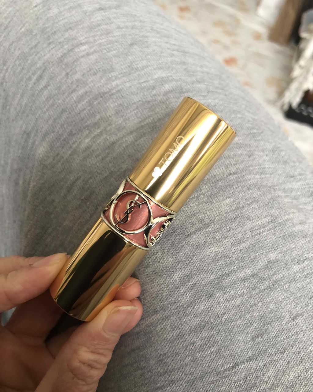 ルージュ ヴォリュプテ シャイン/YVES SAINT LAURENT BEAUTE/口紅を使ったクチコミ(1枚目)