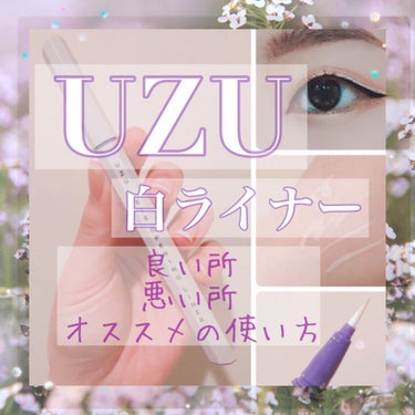 EYE OPENING LINER/UZU BY FLOWFUSHI/リキッドアイライナーを使ったクチコミ（1枚目）