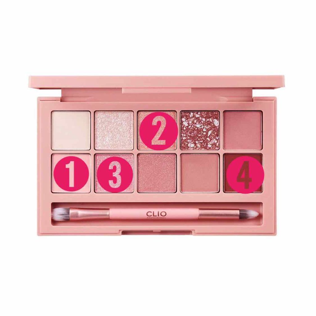 プロ アイ パレット/CLIO/アイシャドウパレットを使ったクチコミ(2枚目)