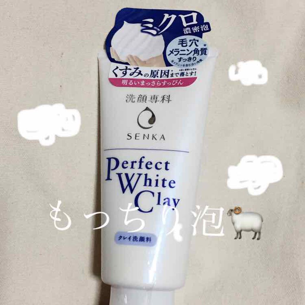パーフェクトホワイトクレイ/SENKA（専科）/洗顔フォームを使ったクチコミ（1枚目）