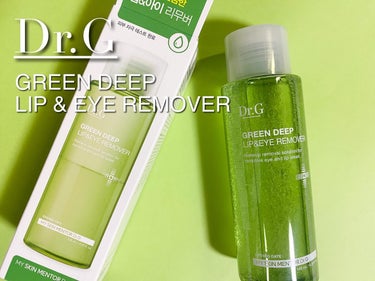 Dr.G
GREEN DEEP LIP & EYE REMOVER

濃いめのアイメイクやティントも軽く撫でるだけできちんと落とせました👀💋
とってもシンプルな使用感で香りもなし☝️
一つ前に紹介したク