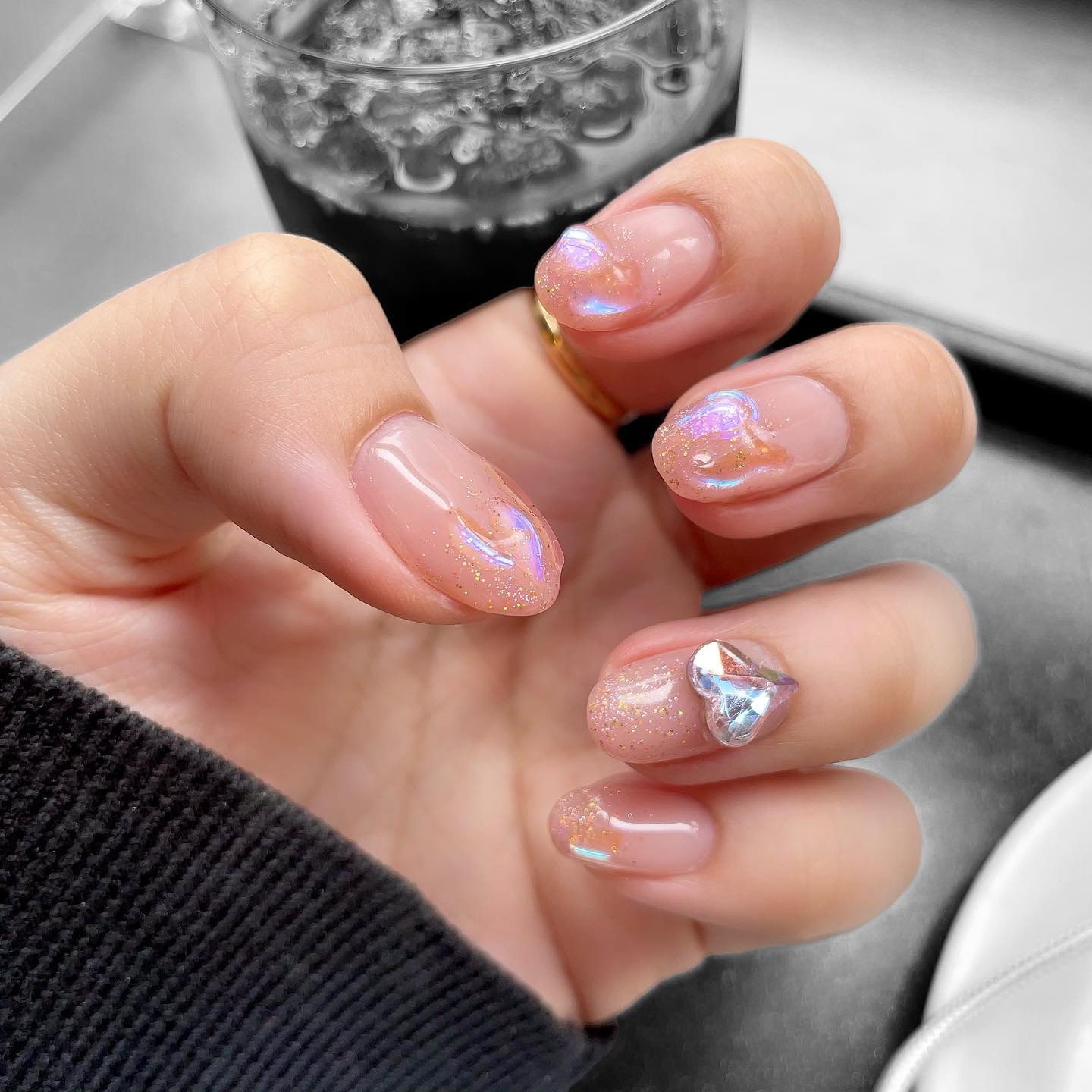 ホログラム/セリア/ネイルチップ・パーツを使ったクチコミ（3枚目）